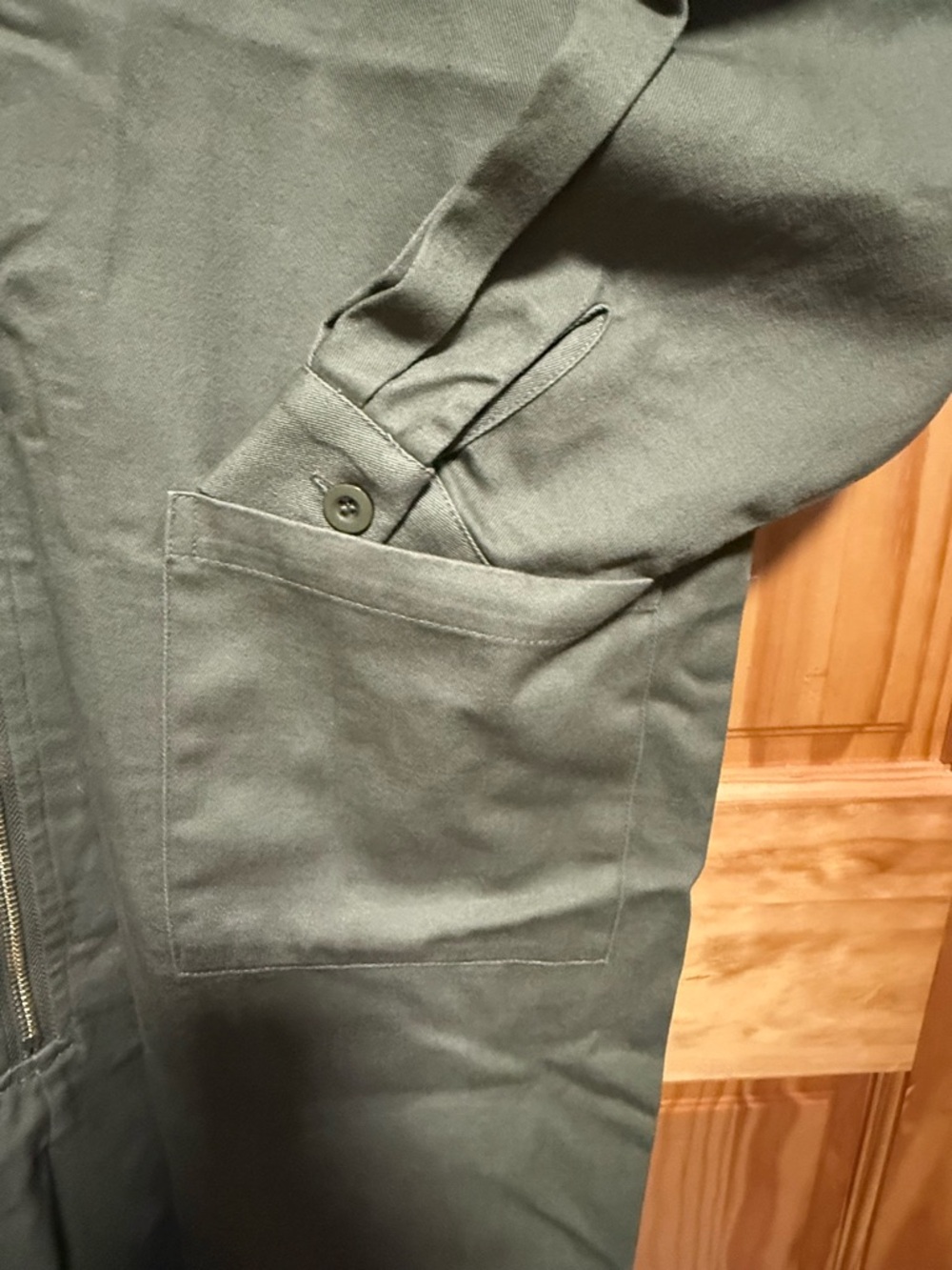 Redsky Classic Boilersuit Jumpsuit in Olive - Picture 8 of 8